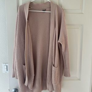 Aerie brand size medium pink cardigan